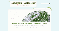 Desktop Screenshot of calistogaearthday.org